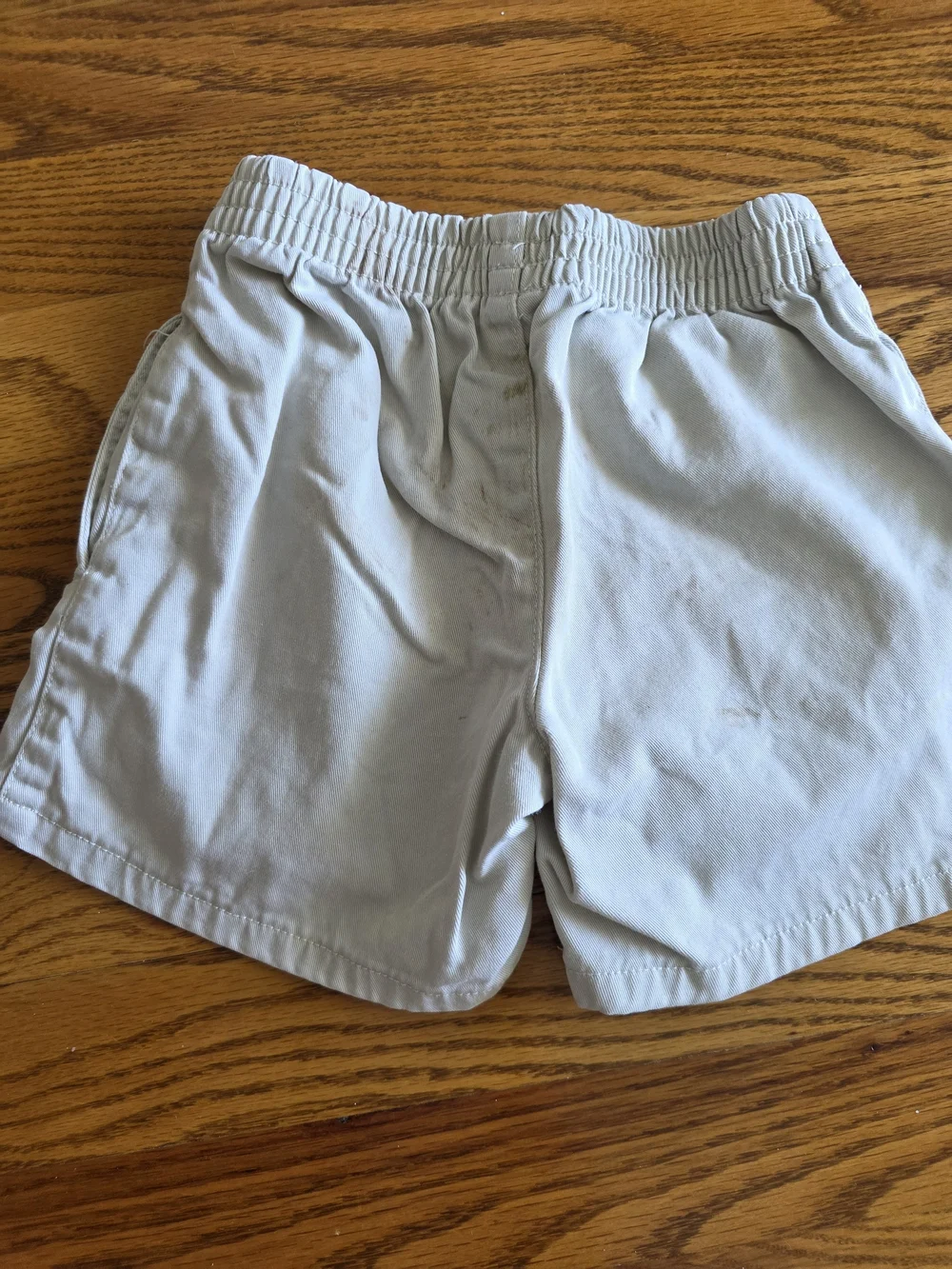 Ralph Lauren Light Gray Kids Pull-On Shorts with Polo Pony